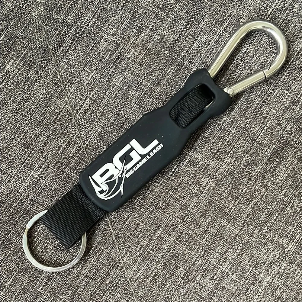 BGL Black Keychain with Silver Clip